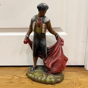 Rare‎ Vintage Mid-Century Modern Matador Statue